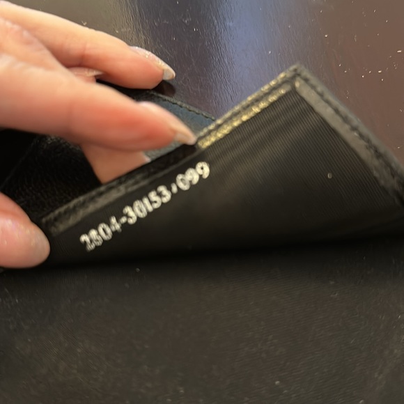 Fendi black 6 ring agenda with Fendi pencil! Authentic ! Silver hardware! - Picture 3 of 10